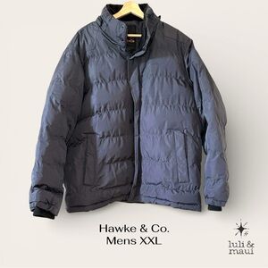 Hawke & Co Men’s Winter Puffer Jacket Coat | Warm, Insulated | Size XXL